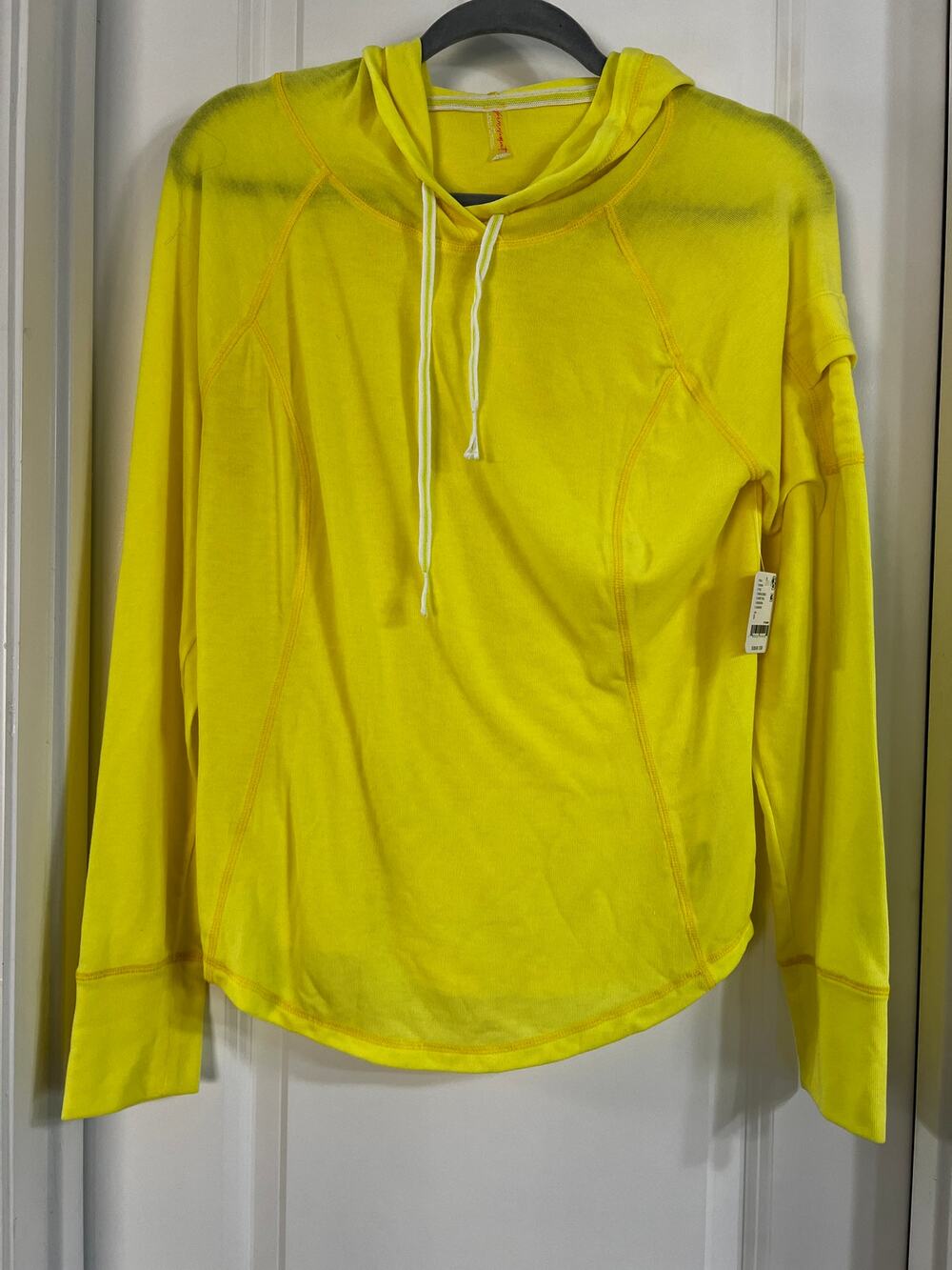 Free People Movememt Lightweight Hoodie | Sour Citrus | Size S